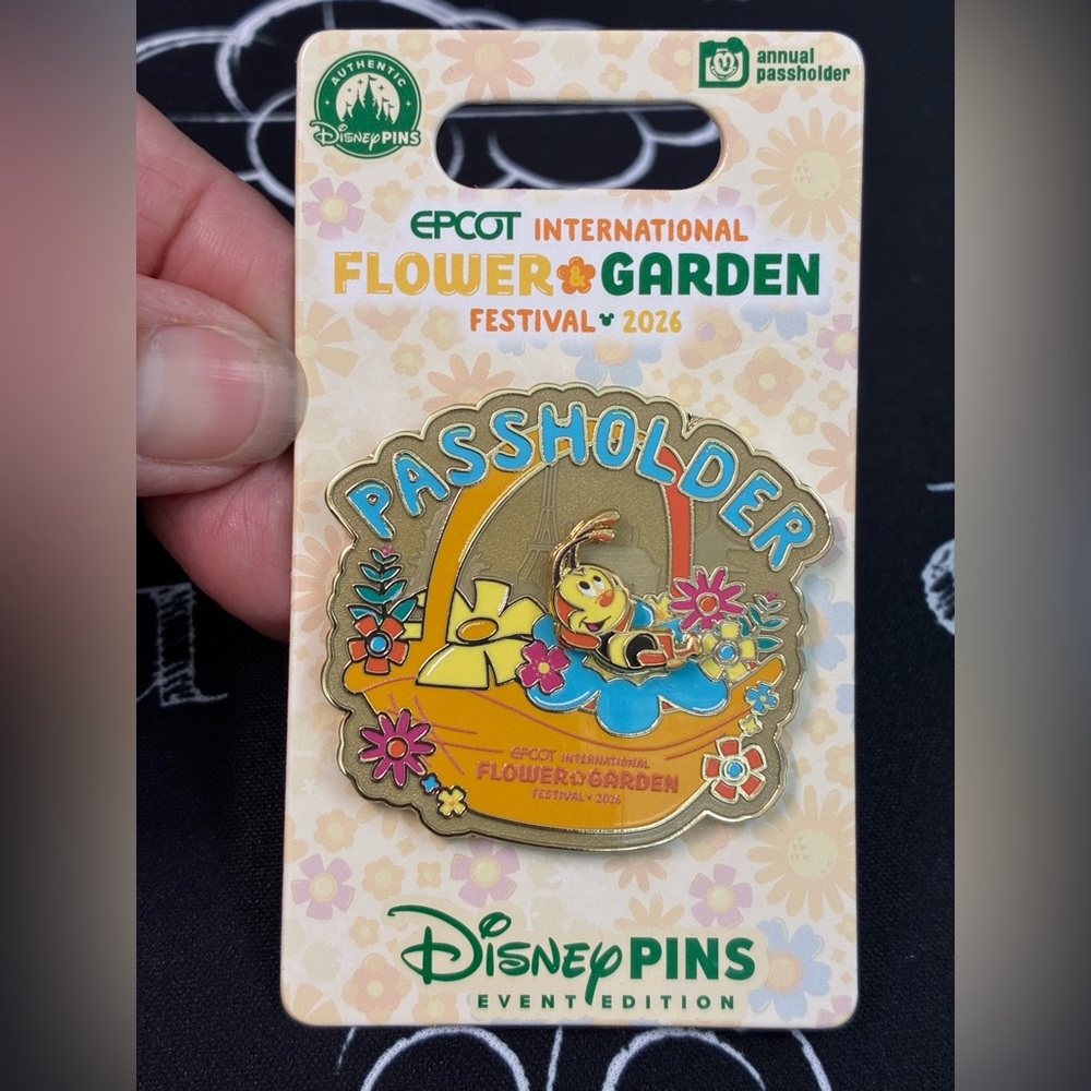 Epcot 2026 International Flower and Garden Festival Annual Passholder Pin